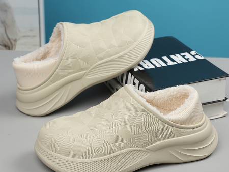 6077    菱形包跟棉鞋男女36-45