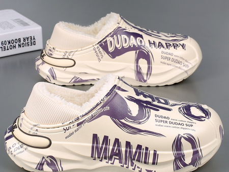 6076   悟字水转印男棉拖鞋38-45