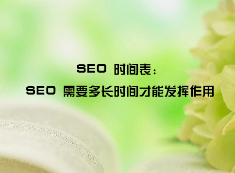 SEO 时间表：SEO 需要多长时间才能发挥作用？
