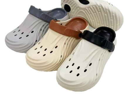 6177 双色厚底男士洞洞鞋40-45