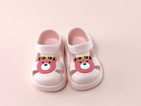 6201   儿童卡通眼镜熊洞洞鞋18-23