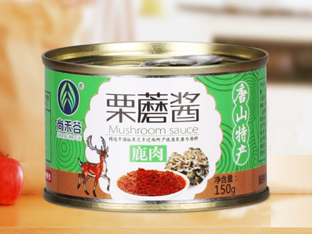 尚禾谷 唐山遷西特產(chǎn)鹿肉栗蘑醬
