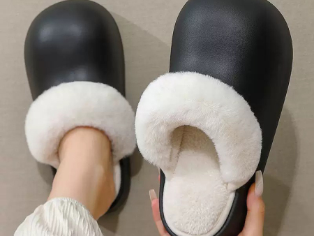 6238   大头翻毛女款棉拖鞋35-40