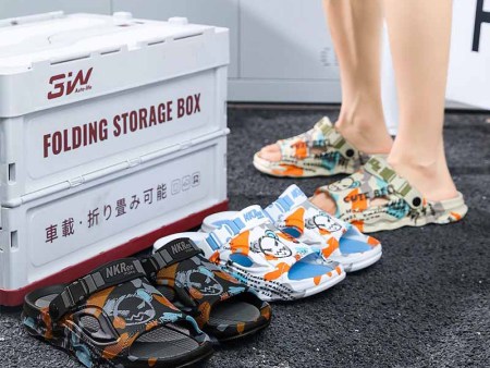 6252   男士水印凉拖鞋39-46