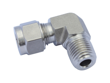 卡套弯通锥管接头