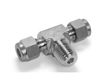 卡套三通终端锥管接头