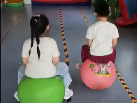 感统训练《羊角球蹦蹦跳》