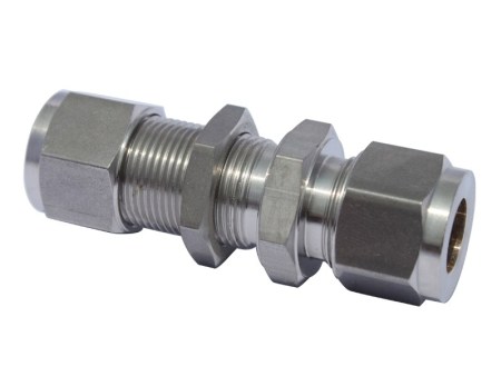 卡套直通穿板接头