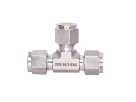 卡套式三通接头