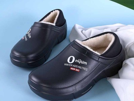 6270  印字厚底男士棉拖鞋39-44