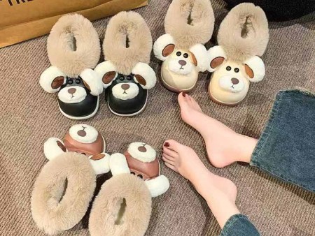 6304  亲子款卡皮巴拉翻毛筒靴30-40