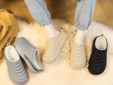 6293   描漆厚底山丘男棉拖鞋40-45