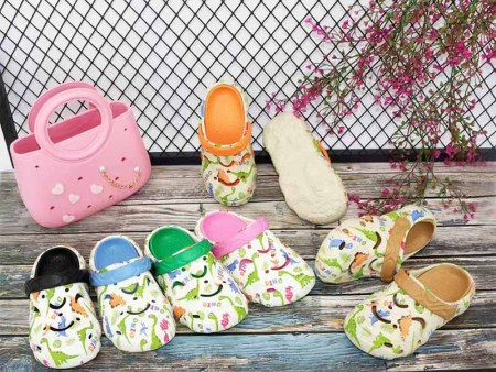 6286  恐龙印花洞洞鞋亲子30-45