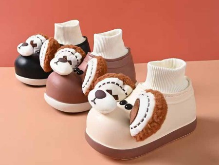 6309  卡皮巴拉毛绒亲子雨靴30-40