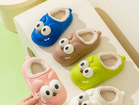6310  卡通大眼狗棉拖鞋儿童160-230
