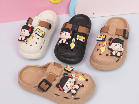 6339   卡通哪吒包头洞洞鞋24-35