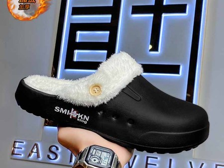 6368  可拆卸男女印字棉拖鞋36-45