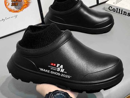 6358   男款螺旋针织包跟棉鞋40-45