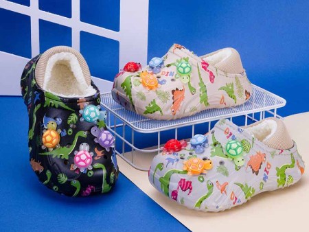 6381 儿童乌龟饰扣洞洞鞋男女28-39