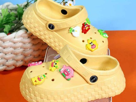 6416 小丑鱼饰扣增高儿童洞洞鞋28-38