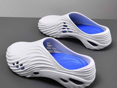 6432 男士波浪双色包头鞋40-45