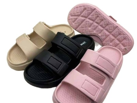 6422 单色厚底双排扣一字拖36-41