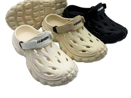 6438 轮胎底运动洞洞鞋织带男女36-45