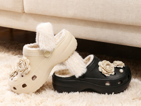 6473  云朵棉鞋鞋花饰扣36-41