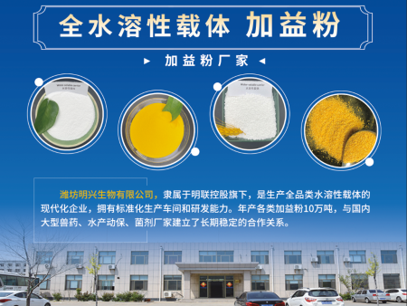 全水溶性载体 加益粉
