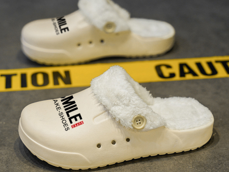 6484  情侣款棉鞋贴字翻毛36-47