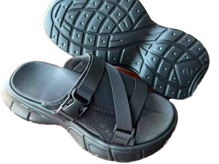 6487   运动男款织带一字拖40-45