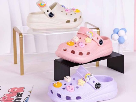 6533  云朵饰扣亲子云朵洞洞鞋24-40