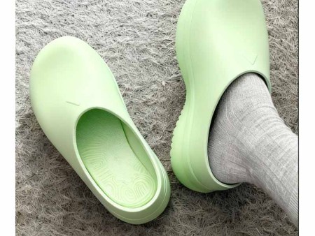  6543 情侣单色三角形厚底厨师鞋36-45