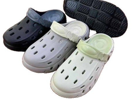 6540 虚线镂空双色男士洞洞鞋40-45