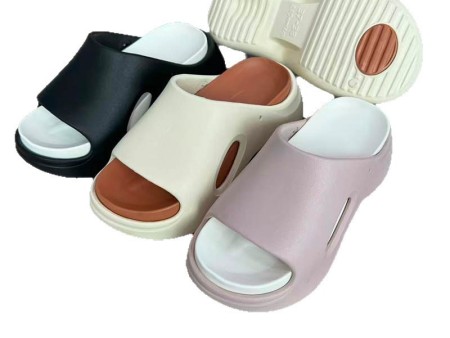 6549 双色增高简约女款一字拖35-40