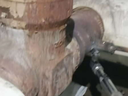 带压堵漏施工现场