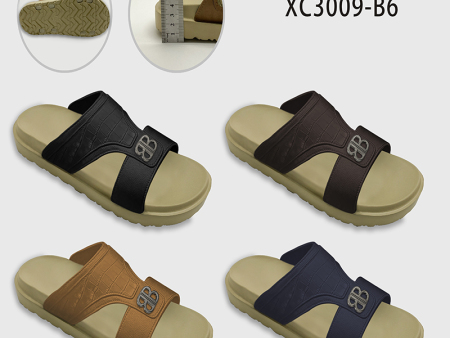 6565 交叉带厚底男款一字拖40-45