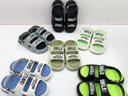 6581 双带双帖字男款运动凉鞋40-45