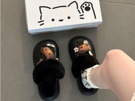 6591  凯蒂猫毛毛饰扣女款棉鞋36-41