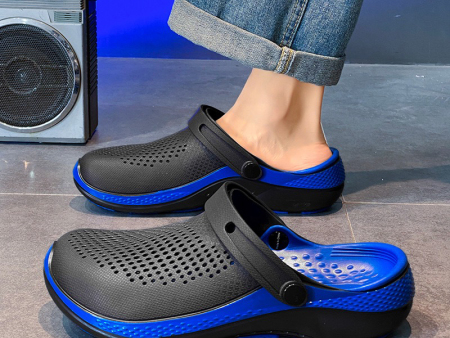 6592   网面男女洞洞鞋36-45