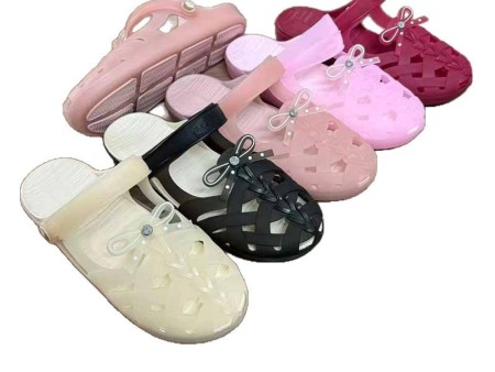 6602  蝴蝶结女款洞洞鞋36-41