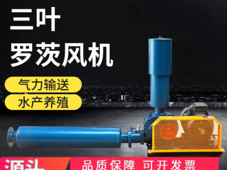 三叶罗茨鼓风机污水处理防爆鼓风机鱼塘增氧机高压罗茨鼓风机