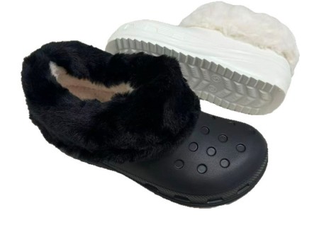 6598 女款中筒翻毛防水棉鞋36-41