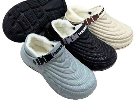 6594  男士山丘厚底棉鞋描漆两穿40-45