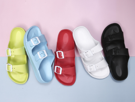 6605  简约双条带博肯拖鞋男女36-45