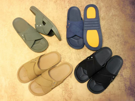 6629 男士防滑宽版带一字拖40-45