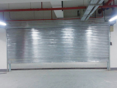 Steel fireproof rolling shutter