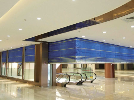 Super fire shutter( two inorganic folding ascension type )