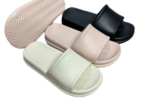 6646  毛巾厚底单色一字拖女35-40