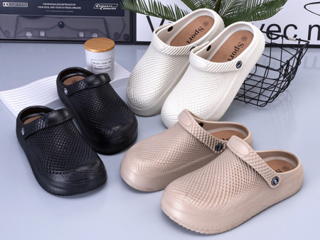 6651 情侣网面厚底洞洞鞋36-45（单码）